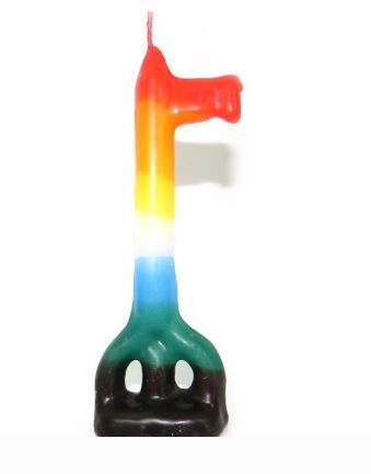 VELA LLAVE 7COL.15X5 CM