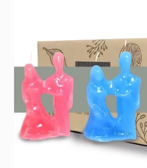 VELA PAREJA 10 X 6.5 CM