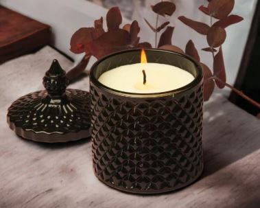 VELA CARAMELERA NEGRA9X14