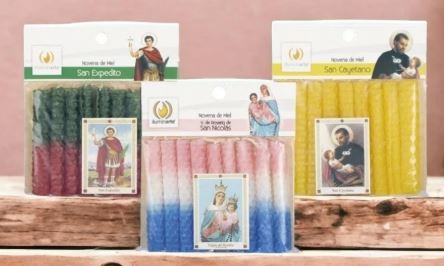 VELAS NOVENAS DE MIEL